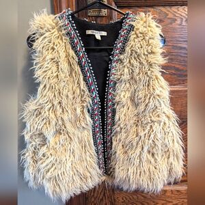 Medium Vintage Zara faux fur Vest